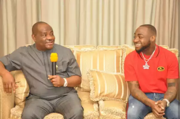 Davido Storms Rivers State Government House Visits Gov. Wike